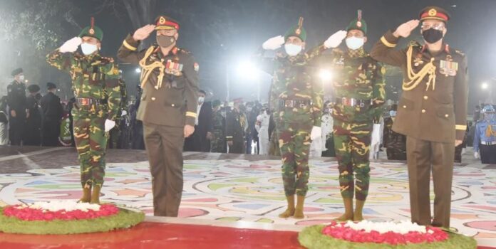 ভাষাশহীদদের প্রতি শ্রদ্ধা