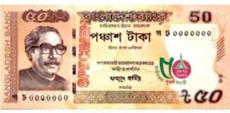 ৫০ টাকার স্মারক নোট