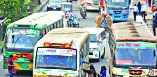 বাস ভাড়া বাড়ল ৬০ ভাগ