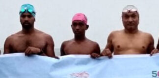 বাংলা চ্যানেল পাড়ি দিচ্ছেন ৯ সাঁতারু