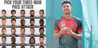 বিশ্বসেরা তিন পেসারের একজন হতে পারেন মোস্তাফিজ