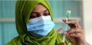 করোনাভাইরাসের প্রথম ডোজের টিকা