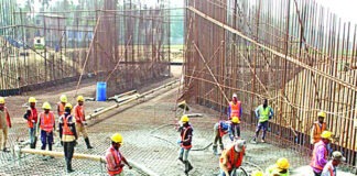 দোহাজারী-কক্সবাজার-ঘুমধুম রেললাইন প্রকল্পের নির্মাণকাজ