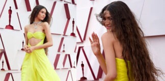 আলোচনায় জেন্দায়ার হলুদ মাস্ক জেন্দায়া