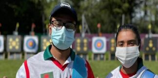 বিশ্বকাপ আর্চারিতে দলগত ইভেন্টে ফাইনালে বাংলাদেশ রোমান সানা ও দিয়া সিদ্দিকী