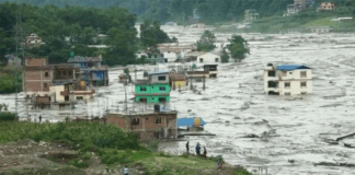 নেপালে বন্যা ও ভূমিধসে ৩৩ জনের মৃত্যু