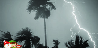 দেশের ছয় অঞ্চলের ওপর দিয়ে ঘণ্টায় সর্বোচ্চ ৬০ কিলোমিটার বেগে ঝড়ো হাওয়াসহ বৃষ্টির সম্ভাবনা রয়েছে। সেই সঙ্গে হতে পারে বজ্রসহ বৃষ্টি।