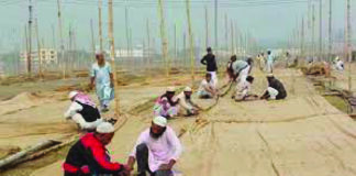 বিশ্ব ইজতেমার জন্য প্রস্তুত ময়দান