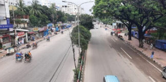 রাজধানীর রাস্তা ফাঁকা