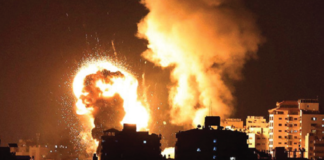 গাজায় ইসরায়েলের বিমান হামলায় ১০ জন নিহত