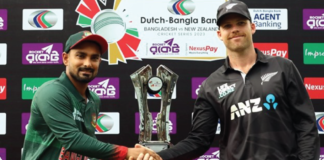 টসে হেরে বোলিংয়ে বাংলাদেশ