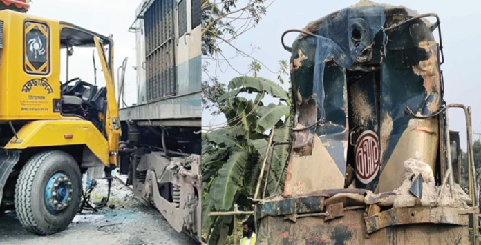 বালুবোঝাই ট্রাকের