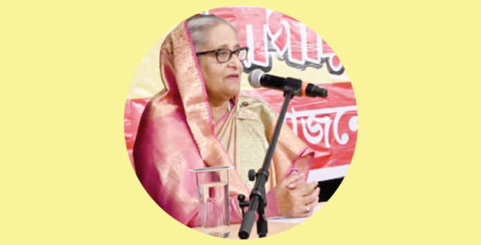 দেশকে কেউ যেন পেছনের দিকে ঠেলে দিতে না পারে: প্রধানমন্ত্রী দেশকে কেউ যেন