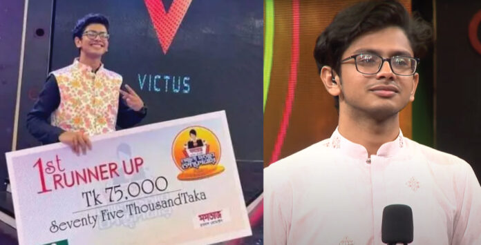 ‘আলো ছড়াবে উপস্থাপনায়’ রানার্সআপ জবির অভিজিৎ আলো ছড়াবে উপস্থাপনায়