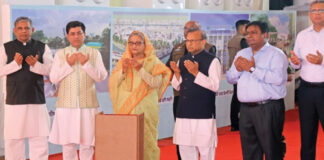 বঙ্গবাজার মার্কেটসহ ৪ প্রকল্প উদ্বোধন করলেন প্রধানমন্ত্রী