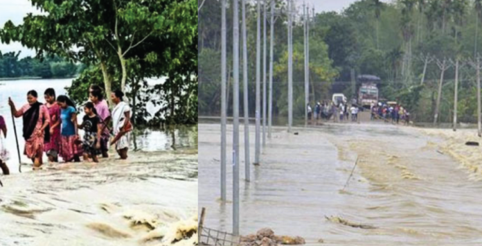 আসামে বন্যায় মৃতের সংখ্যা বেড়ে ১৫ বন্যা