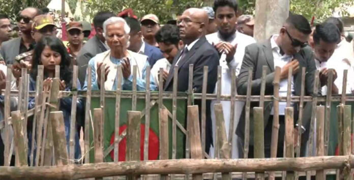 আবু সাঈদের বাংলাদেশে কোনো ভেদাভেদ নেই : ড. ইউনূস আবু সাঈদের বাংলাদেশে