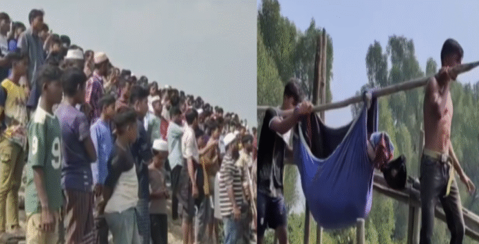 মাইন বিস্ফোরণে