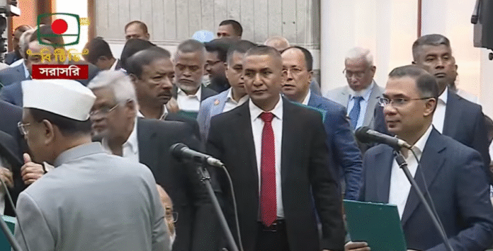 প্রথম ধাপে শপথ নিলেন বিএনপির এমপিরা শপথ