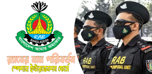 র্যাবের নাম পরিবর্তন র্যাবের নাম পরিবর্তন