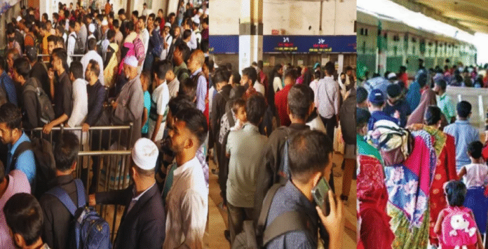 কমলাপুর স্টেশনে