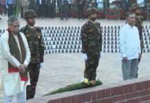 স্বাধীনতা দিবসে জাতীয় স্মৃতিসৌধে রাষ্ট্রপতি ও প্রধানমন্ত্রীর শ্রদ্ধা স্বাধীনতা দিবস