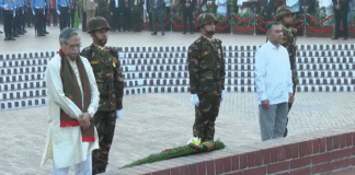 স্বাধীনতা দিবসে জাতীয় স্মৃতিসৌধে রাষ্ট্রপতি ও প্রধানমন্ত্রীর শ্রদ্ধা স্বাধীনতা দিবস