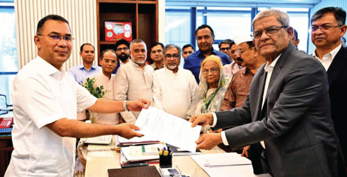 রাষ্ট্রপতি পদে বিএনপির মনোনয়ন পেলেন মির্জা ফখরুলই রাষ্ট্রপতি